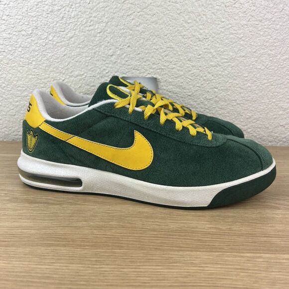Nike Other - Y2K Nike Bruin Max Oregon Ducks Nike ID Suede Green Gold Men’s Size 12